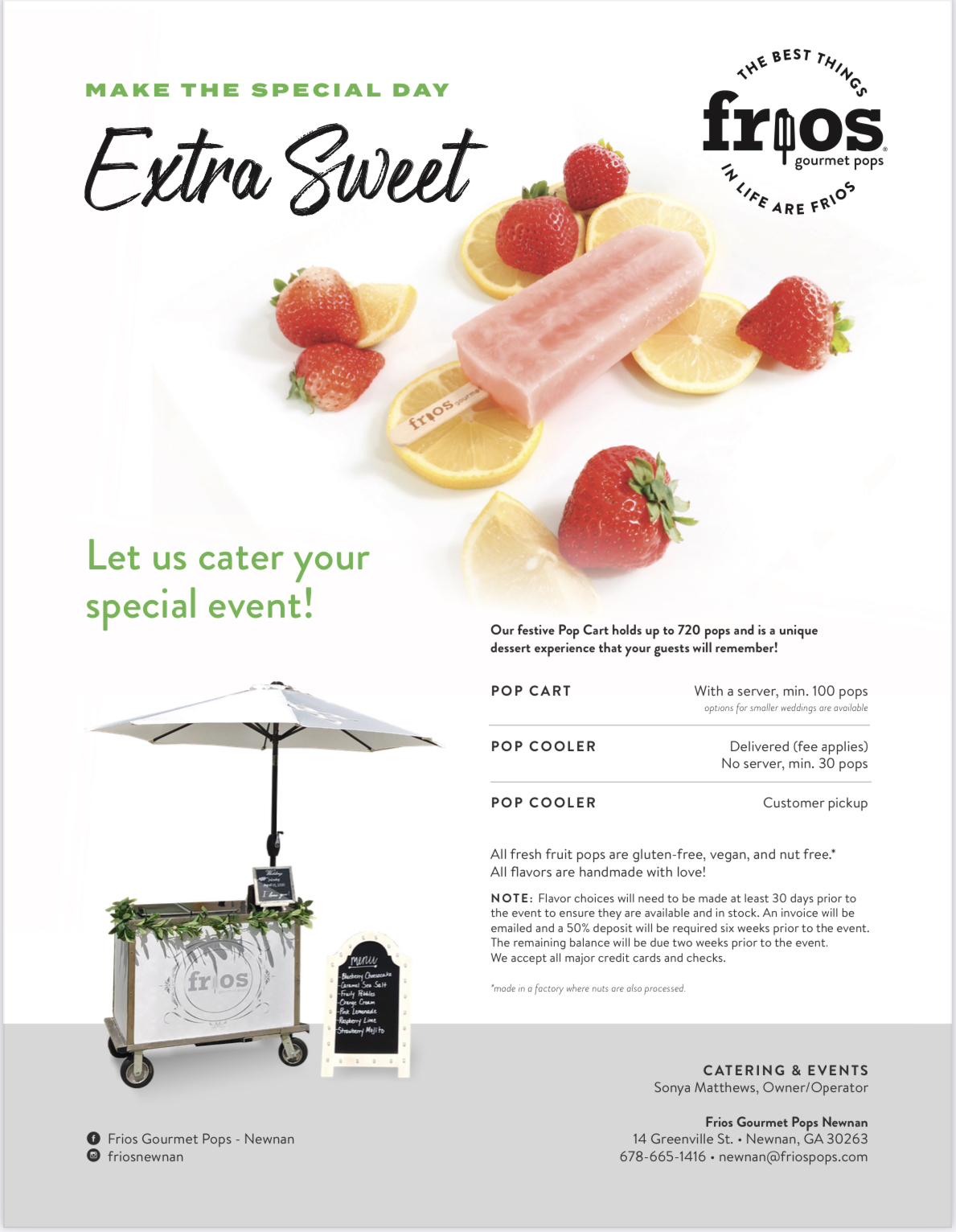 Frios Gourmet Pops Popsicles Near Me Newnan,